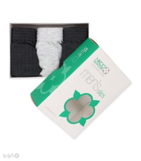 شورت اسلیپ نیکوتن پوش کد 3205 ملانژ - بسته 3 عددی