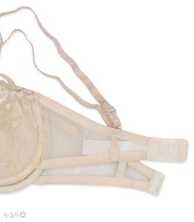 ست شورت و سوتین توری فنردار برتا گلدوزی کد 2020GK