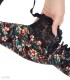 ست شورت و سوتین تور و مخمل فنردار ژوبین کد 1033 طرح گل
