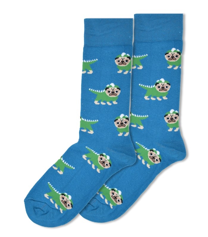جوراب ساقدار Ekmen طرح سگ در لباس تمساح آبی نیاگارا