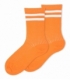 جوراب ساقدار Ekmen طرح دو خط نارنجی