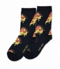 جوراب ساقدار Cosmos کازموس طرح پیتزا مشکی