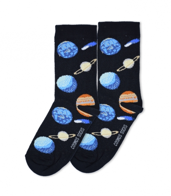 جوراب ساقدار Cosmos کازموس طرح کهکشان مشکی