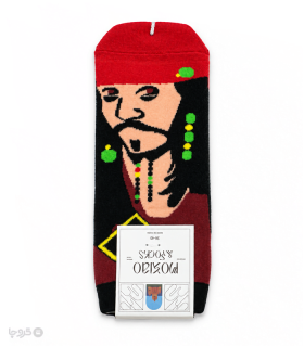 خرید جوراب مچی زنانه ماکسیو Moxiao طرح کاپیتان جک اسپارو (Captain Jack Sparrow)