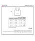 زیرپوش رکابی یقه خشتی Oztas اوزتاش کد 1029 مشکی