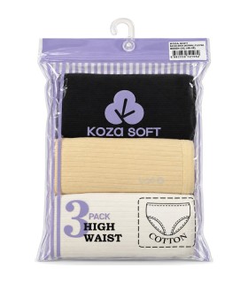 خرید پک شورت زنانه اسلیپ نخی فاق بلند Koza کوزا کد 2055 طرح 24
