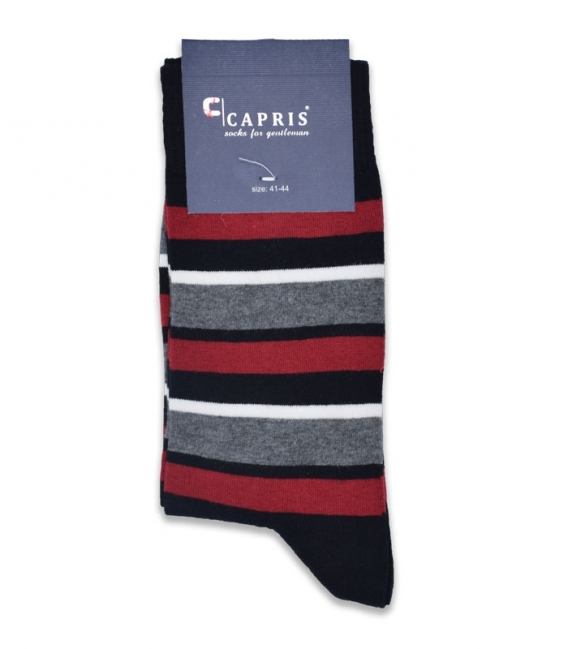 جوراب کلاسیک ساقدار Capris کاپریس کد 16 مشکی قرمز