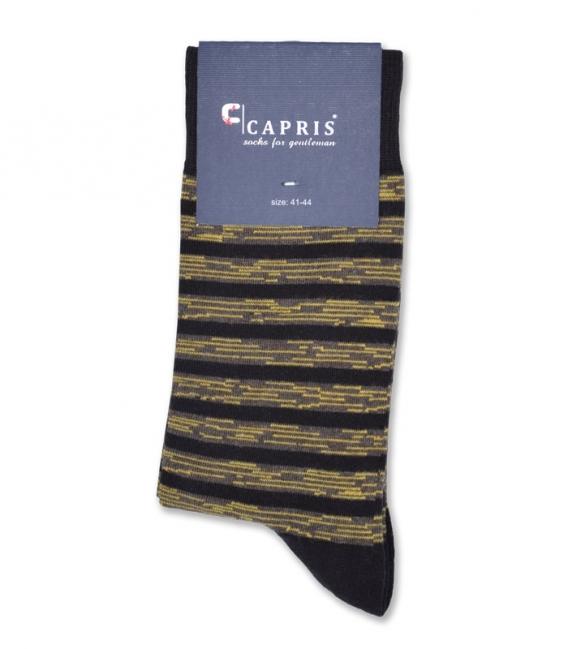 جوراب کلاسیک ساقدار Capris کاپریس کد 51 قهوه‌ای زرد