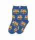 جوراب بچگانه ساقدار نانو پاتریس طرح بارسلونا سرمه‌ای