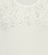 ست شلوارک و تاپ آستین حلقه ای نخی Adak آداک کد 903 طرح ساده یقه بته جقه سفید