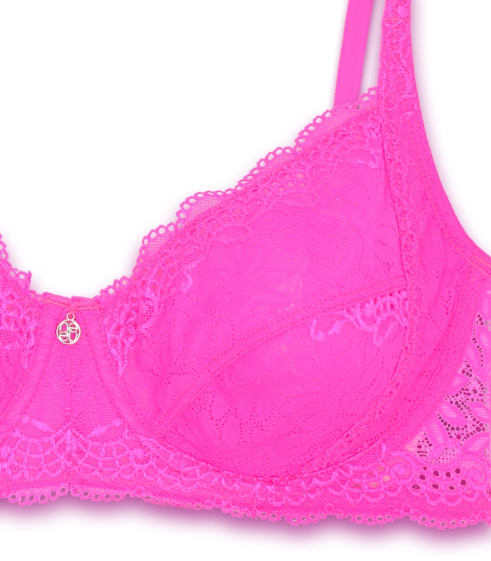 سوتین Neev نیو دانتل فنردار کد 811 صورتی فسفری Pink