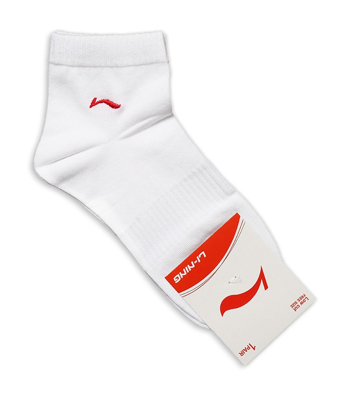 جوراب نیم ساق طرح Li-Ning سفید