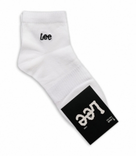 جوراب نیم ساق طرح Lee سفید