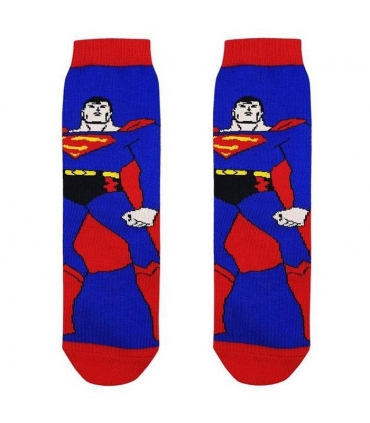 جوراب بچگانه ساقدار نانو پاتریس طرح سوپرمن آبی