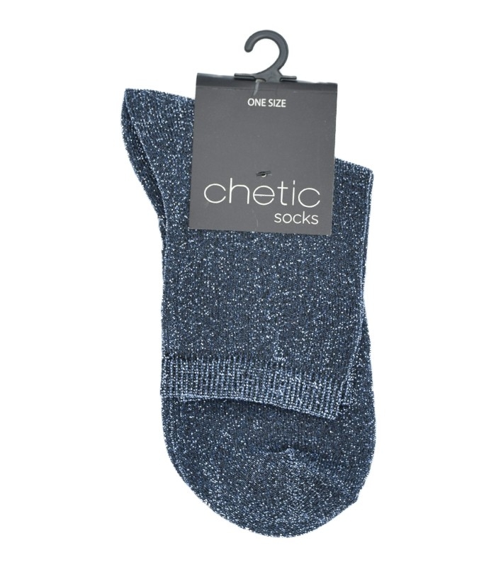 جوراب Chetic چتیک لمه‌ای سرمه‌ای روشن ساده