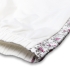 ست شلوارک و تاپ آستین حلقه ای نخی Adak آداک کد 903 طرح ساده یقه گلدار سفید