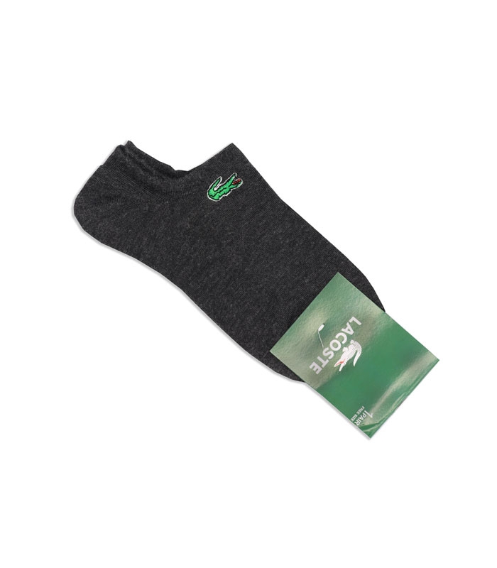 جوراب قوزکی طرح LACOSTE دودی