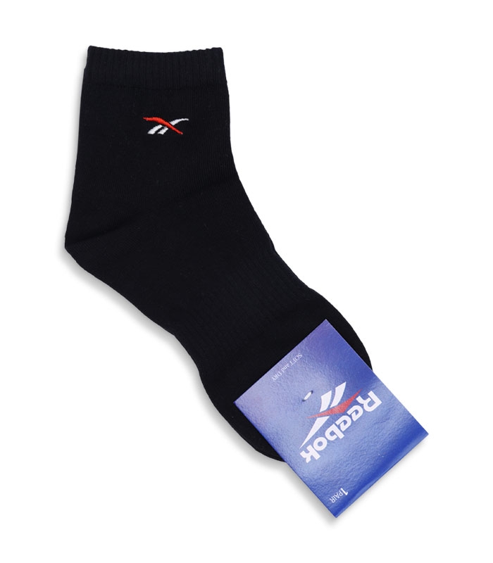 جوراب نیم ساق طرح Reebok مشکی