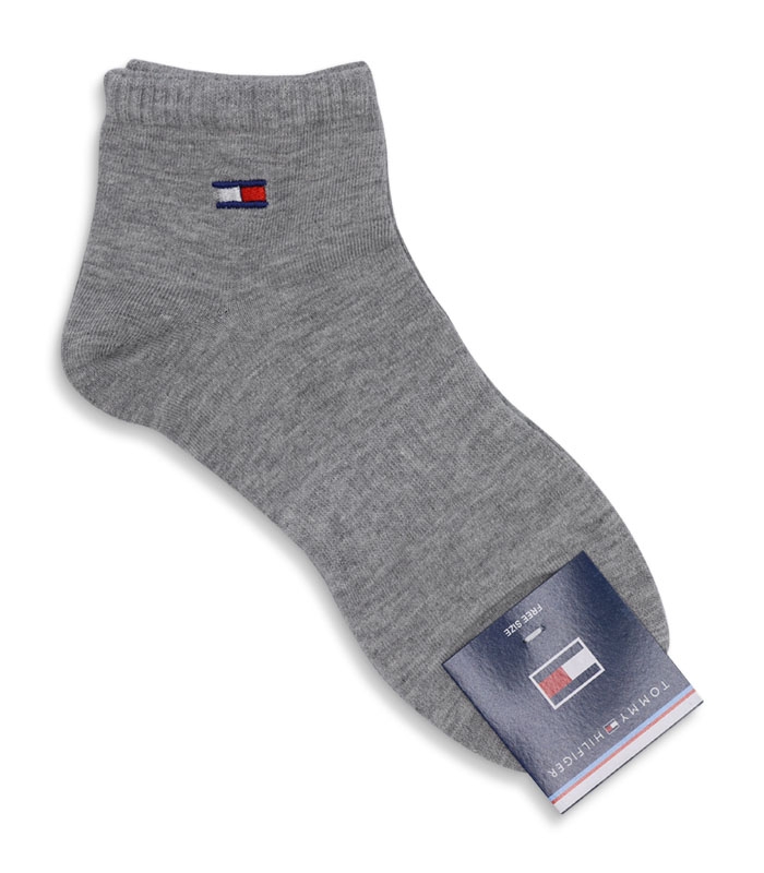 جوراب نیم ساق طرح Tommy خاکستری