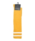 جوراب Chetic چتیک زیر زانو زرد خط دار سفید