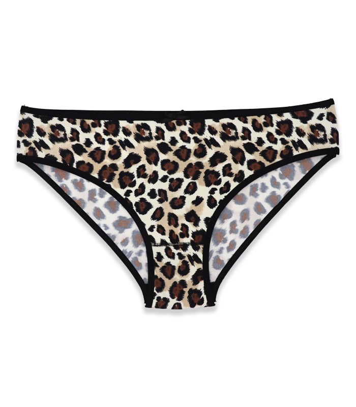 ست شورت و سوتین Neev نیو میکرو فایبر کد 2018 پلنگی Leopard