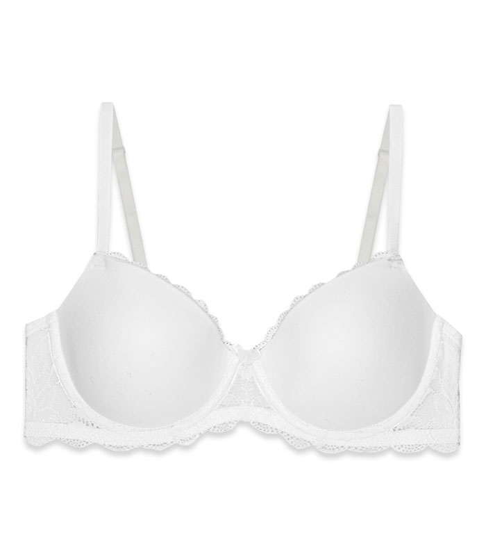 ست شورت و سوتین Neev نیو میکرو فایبر و دانتل کد 2030 سفید White