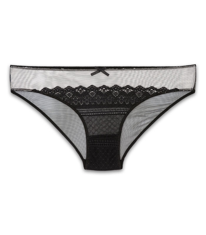 ست شورت و سوتین Neev نیو دانتل و تور کد 828 مشکی Black