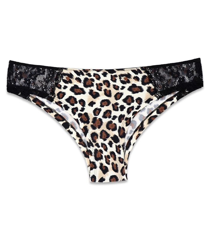 ست شورت و سوتین Neev نیو استرچ کد 2035 پلنگی Leopard