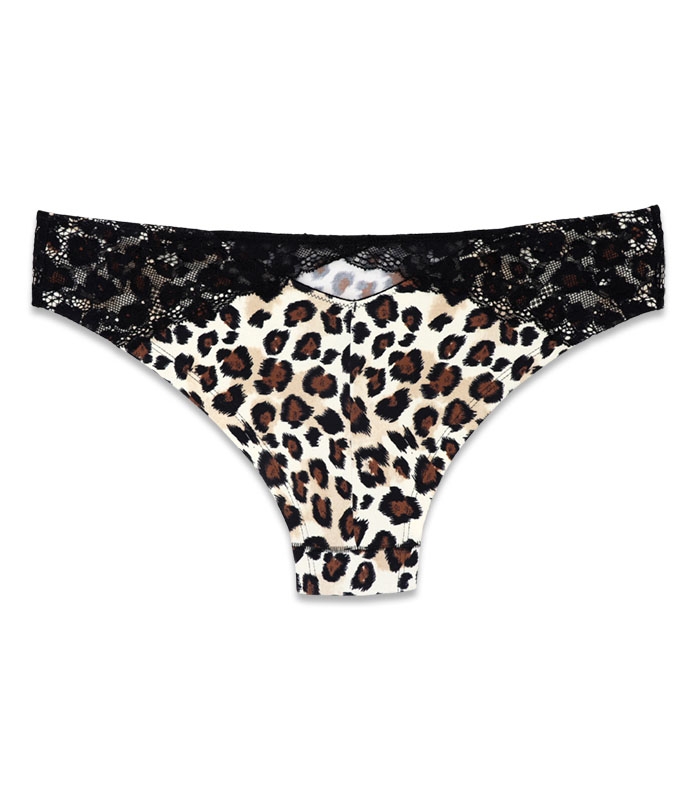 ست شورت و سوتین Neev نیو استرچ کد 2035 پلنگی Leopard