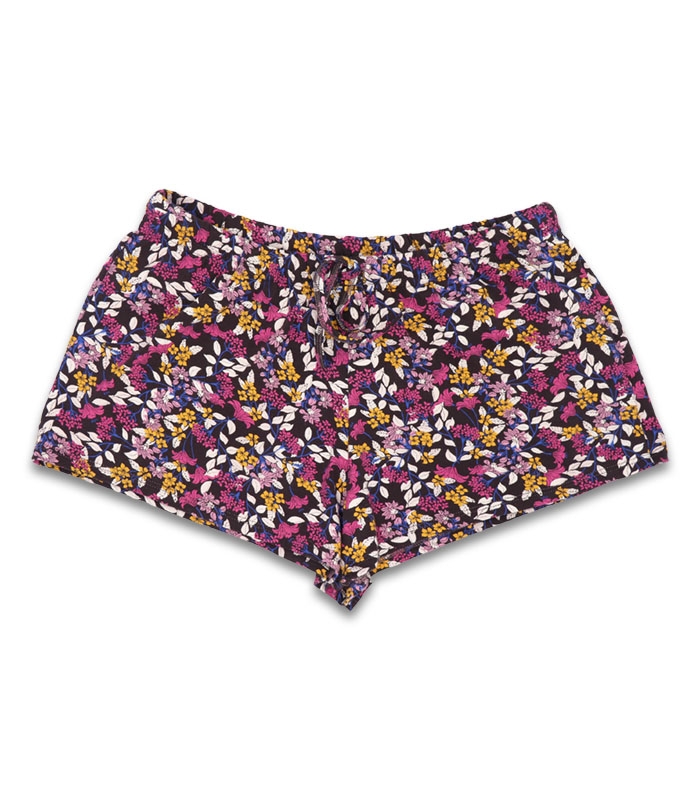 تاپ و شلوارک نخی Neev نیو کد 4101 سرخابی Clematis