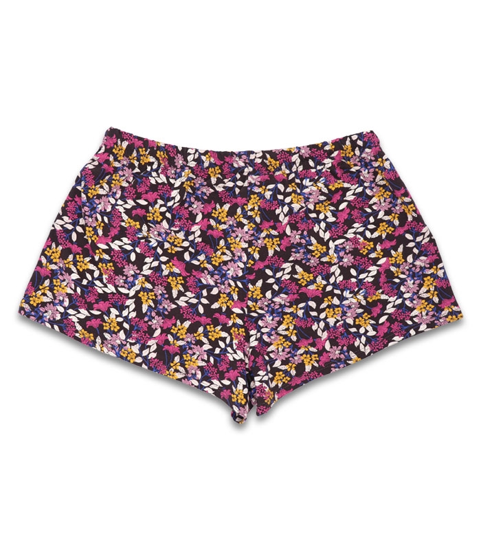 تاپ و شلوارک نخی Neev نیو کد 4101 سرخابی Clematis