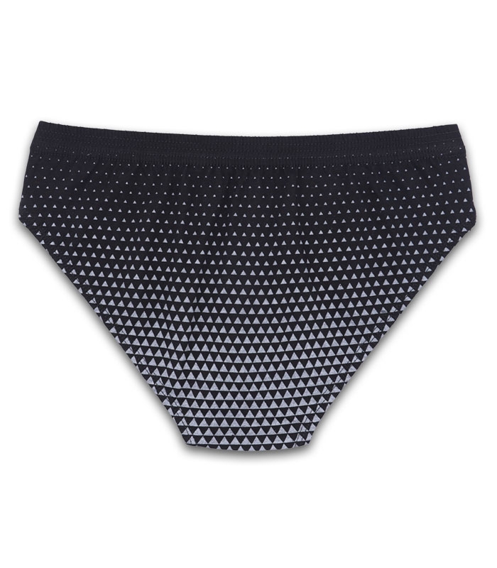 شورت چاپی اسلیپ یکرو نیکوتن پوش کد 3299 مشکی طرح D - بسته سه عددی