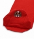 جوراب مچی Ekmen اکمن طرح گلدوزی سگ قهوه‌ای عینکی قرمز