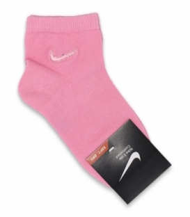 جوراب بچگانه نیم ساق طرح Nike صورتی