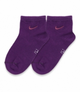 جوراب بچگانه نیم ساق طرح Nike بنفش