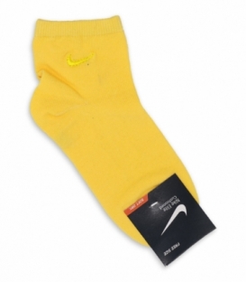 جوراب بچگانه نیم ساق طرح Nike زرد