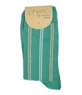 جوراب Chetic چتیک طرح راه‌راه کلاسیک سبز
