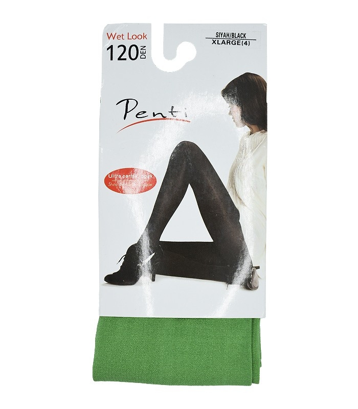 جوراب شلواری سبز 120