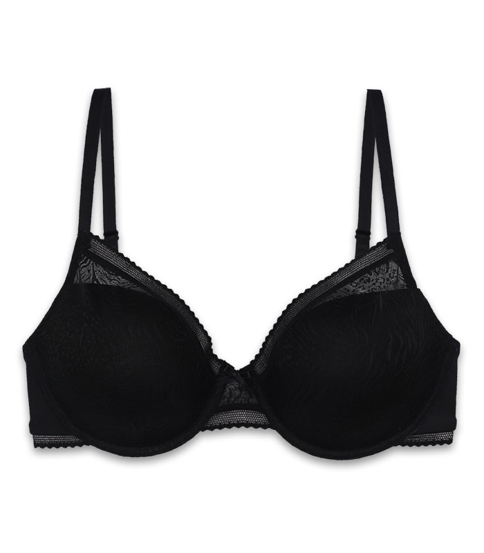 سوتین Neev نیو میکرو فایبر و دانتل کد 2054 مشکی Black