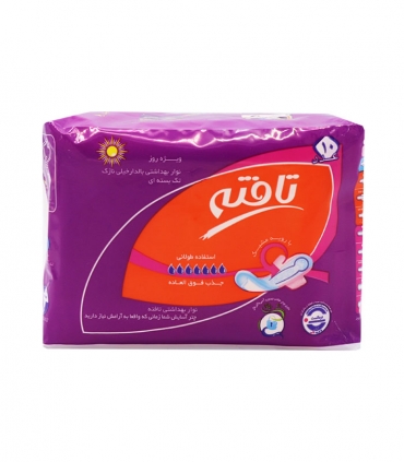 نوار بهداشتی بالدار خیلی نازک مشبک تافته مدل ایرلید ویژه روز کد 0922 - بسته 10 عددی
