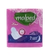 نوار بهداشتی بالدار ضخیم کتانی مولپد Molped مدل Classic خیلی بزرگ بسته بندی تکی کد 416 - بسته 7 عددی