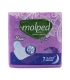 نوار بهداشتی بالدار ضخیم مشبک مولپد Molped مدل Extra خیلی بزرگ بسته بندی تکی کد 412 - بسته 7 عددی