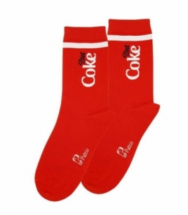 جوراب ساقدار کش انگلیسی نانو پاتریس طرح کوکا رژیمی قرمز