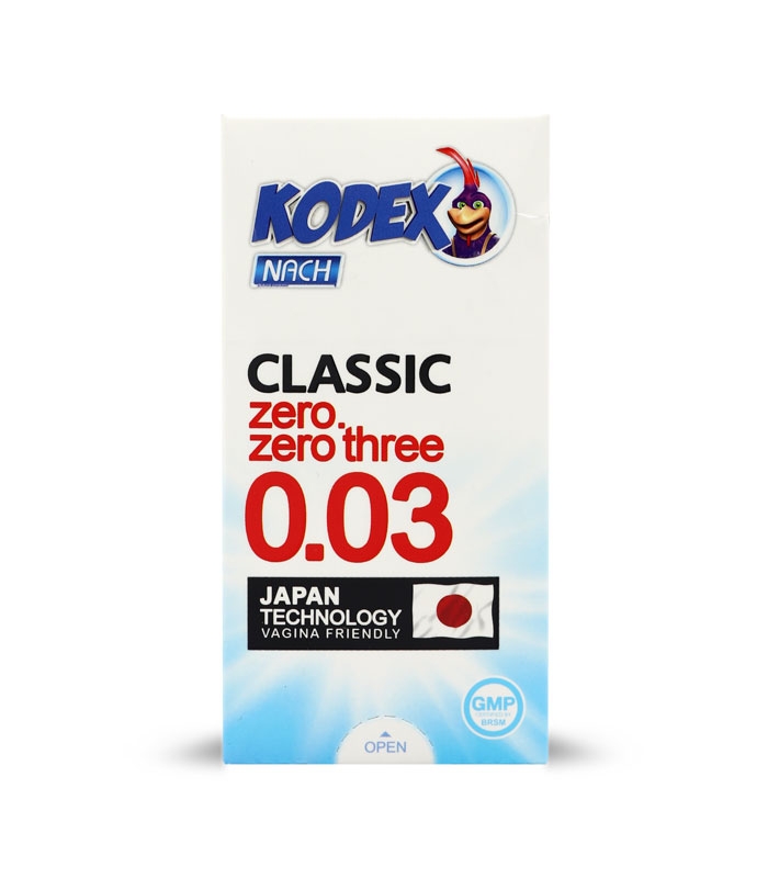 کاندوم بسیار نازک ناچ کدکس Nach Kodex مدل Zero.Zero three - بسته 10 عددی