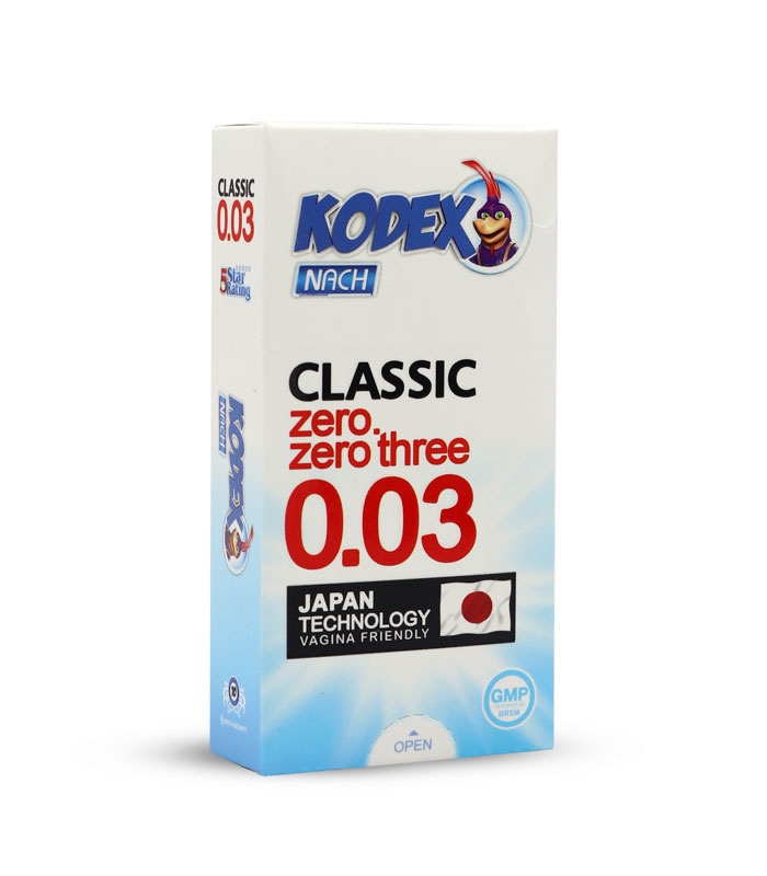 کاندوم بسیار نازک ناچ کدکس Nach Kodex مدل Zero.Zero three - بسته 10 عددی