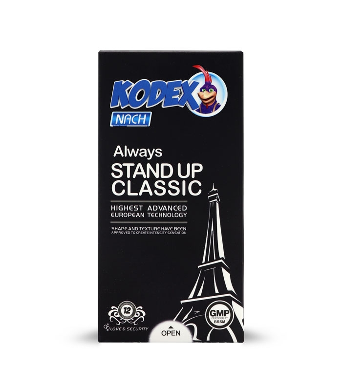 کاندوم بسیار نازک ناچ کدکس Nach Kodex مدل Stand Up Classic - بسته 12 عددی