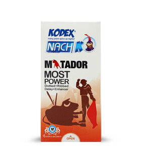 کاندوم تحریک کننده ناچ کدکس Nach Kodex مدل Matador - بسته 12 عددی