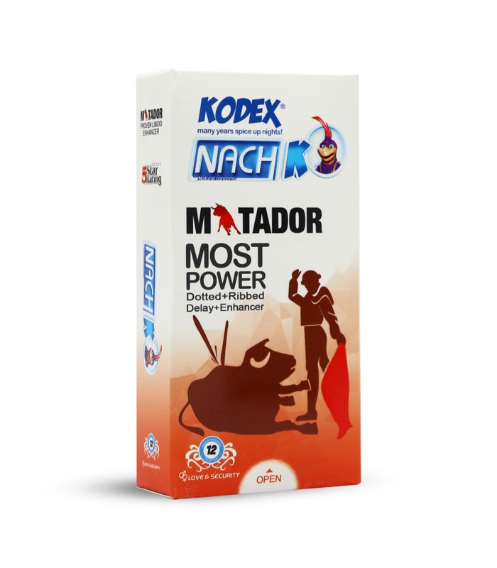 کاندوم تحریک کننده ناچ کدکس Nach Kodex مدل Matador - بسته 12 عددی