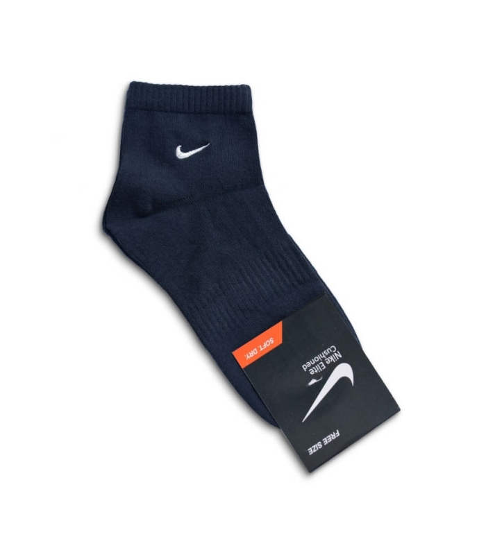 جوراب نیم ساق طرح Nike آبی نفتی