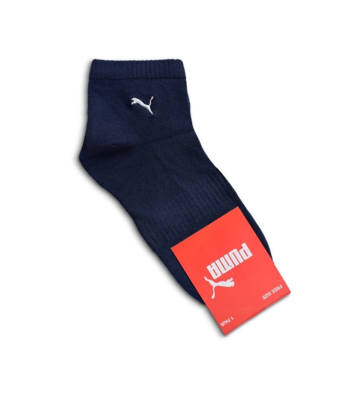 جوراب نیم ساق طرح PUMA آبی نفتی